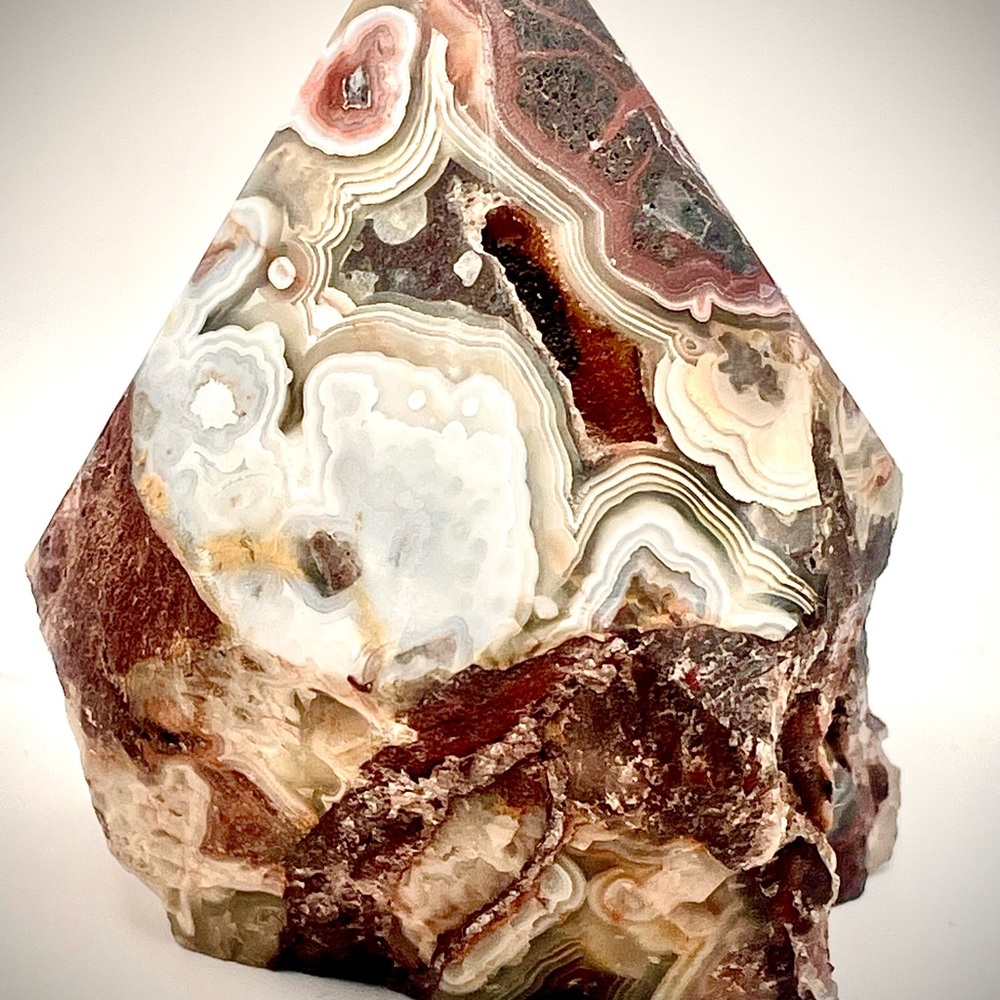 Abstract Agate Stone Sculpture